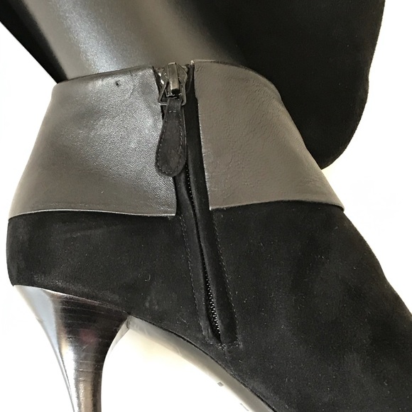 Balenciaga Suede/Leather Ankle Booties Heels - Picture 14 of 16